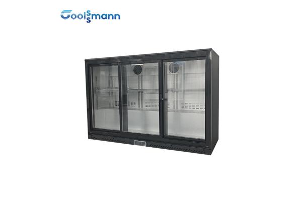 Mini Undercounter Back Bar Refrigerator LED Control Beverage Fridge Display