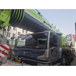 130ton Maximum Lifting Height 63m Total Weight Boom Truck Crane Trucks Mobile Crane ZTC1300v653 Official with Green Color for sale