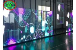 China Aluminum Transparent LED Screen Lightweight Module Perfect for Display supplier