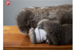 China Darker Brown Chinchilla Faux Fur Blanket Mink Nursery Throws Rectangular supplier