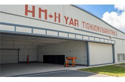 China Large Span Steel Structure Aircraft Hangar Construction Fast Install supplier