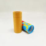 0.3oz Cardboard Push Up Paper Tube For Deodorant Kraft Lip Balm Tubes for sale