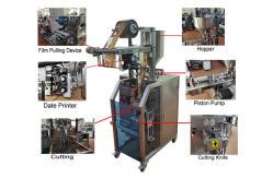 China 2KW Liquid Pouch Filling Machine 60bags/min Tomato Paste Packing supplier