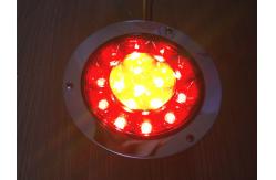 China Round Trailer Truck Light 24V Flashing Brightness LED Marker Lamps for Truck supplier