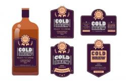 China Rectangular Transfer Printing Booze Bottle Sticker For Printing Needs supplier