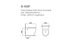 China Floor Mounting Tankless Toilet Modern Water Saving For Bathroom supplier