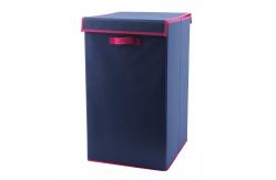 China Attached Handles Soft Closet Organizer , Foldable Storage Box With Lid supplier