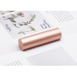 Cylinder Rose Gold 3.5g Lipstick Tube Aluminum Magnetic Cosmetic Container for sale