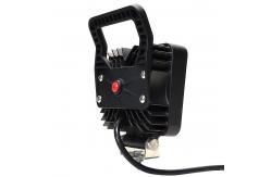 China Square Tractor Spot Lights 27W LED Work Headlight IP67 With Switch supplier
