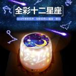 360 Degree Rotation LED Projector Night Light 12x13cm For Baby for sale