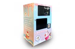 China Subway  Self Serve Ice Cream Vending Machine With Embraco Compressor supplier