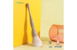 China Large Powder Makeup Brush Cosmetic Set With Plastic Handle supplier