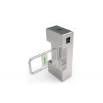 RFID Reader Swing Barrier Turnstile BLDC Motor Face Recognition Acrylic Glass for sale