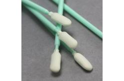 China Q Tips Round Head Sponge Swab With 65 Polypropylene Handle supplier
