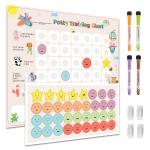 Rewritable Preschool Reward Chart Educational Behavior Sticker Chart OEM for sale