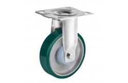 China Aluminum Polyurethane Caster Wheels With Ball Bearings , Industrial Medium Heavy Duty Casters supplier