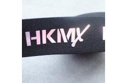 China 35MM Printed Elastic Band Screen Printing Logo On Band supplier