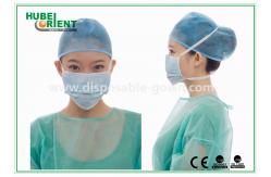 China ISO9001 Anti Dust Disposable Medical Face Mask 9x18cm With Tie On supplier