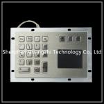 304 Stainless Steel Trackball Pointing Device With 16 + 2 Keys Touch Screen for sale