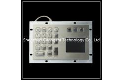 China 304 Stainless Steel Trackball Pointing Device With 16 + 2 Keys Touch Screen supplier
