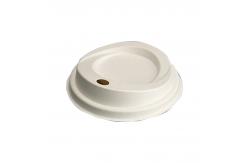China Hot Chocolate Biodegradable Sugarcane Bagasse Cup 8Oz Takeaway Coffee Cups With Lids supplier