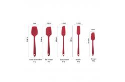 China 4 Pieces Non Scratch Silicone Spatula Set For Home Kitchen supplier
