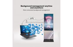 China 300Cd/M2 Fittness Advertising Mirror Kiosk Display Video Player supplier