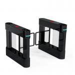 Biometric Face Recognition Access Control Turnstile System with Swing Barrier Gate for sale