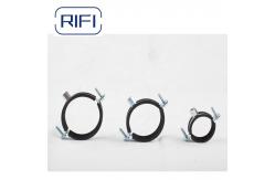 China Carbon Steel Electrical Conduit Clamps Heavy Duty Pipe Clamp With EPDM supplier