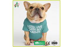 China ODM Full Handcraft Sewing Cotton Pet T Shirt With Printed Names supplier