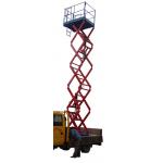9 Meters Platform Height Truck Mounted Scissor Lift with 500kg Load Capacity for sale