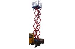 China 6M Truck Mounted Scissor Lift With Extension Platform supplier