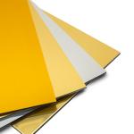 Sustainable Mirror Aluminum Composite Panel With 4050mm Length 4mm Panel Thickness