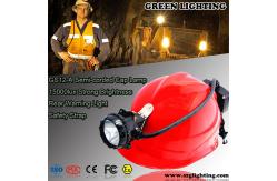China High Power Miners Cap Lamp With Rear Warning Light 15000 Lux Brightness supplier