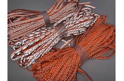 China High Visibility Various Patterns Of Silver Reflective Piping Sewing On Clothing supplier