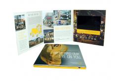 China Rechargeable lcd video greeting card , 7 inch / 10 inch lcd brochures supplier
