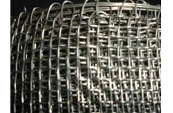 China Pre Bent Plain Weave Crimped Woven Wire Mesh Wrapped Edge supplier