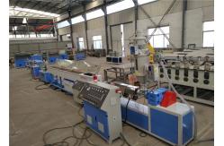 China Fully Automatic HDPE PP PPR PE Pipe Extrusion Line With 1 Year Warranty supplier