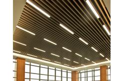 China Open Cell Aluminum Customized Grid Ceiling Modern Strip Metal Ceilings Waterproof False Ceiling supplier
