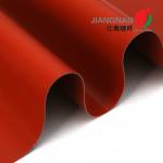 China Superior Quality Red Fabric Fiberglass Coated Silicone For Welding Protection factory