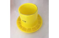 China Circular PE 12kg Goose Poultry Feeder Drinker supplier