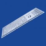 Rugged Metal Industrial Keyboard With Trackball 103 Function Keys And Number Keypad