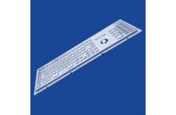 China Rugged Metal Industrial Keyboard With Trackball 103 Function Keys And Number Keypad supplier