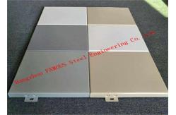 China Preforated Penels Aluminium Metal Cladding Virtical Screenings 6mm supplier