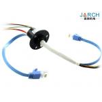 Miniature cable reels Ethernet Slip Ring 1 ~ 4 Channel 1000M Aluminium Alloy for sale