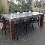 Home Furniture Modern Living Room Concrete Table White Round Concrete Coffee Table for sale