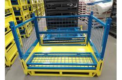 China Warehouse Q235 Wire Mesh Pallet Cage Heavy Duty For Lifting supplier
