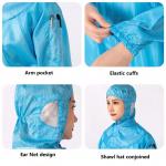 ESD Clean Room Clothes  Worker Suit Anti Static Coverall 100D*100D