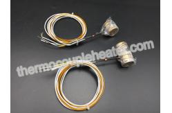 China Brass Coil Heaters For Hot Runner Mold  With Thermocouple And Metal Clip supplier