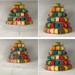Macaron Tower Display 6-story 10-story 13-story 9-story Square 10-story Macaron Display Shelf for sale